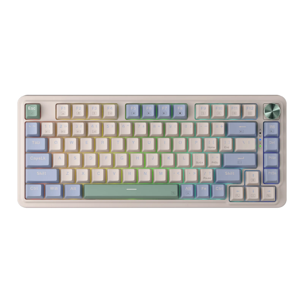 Redragon K673 PRO 75% Wireless RGB Red Switches (Vintage Blue) Redragon K673 PRO 75% Wireless RGB Red Switches (Vintage Blue)